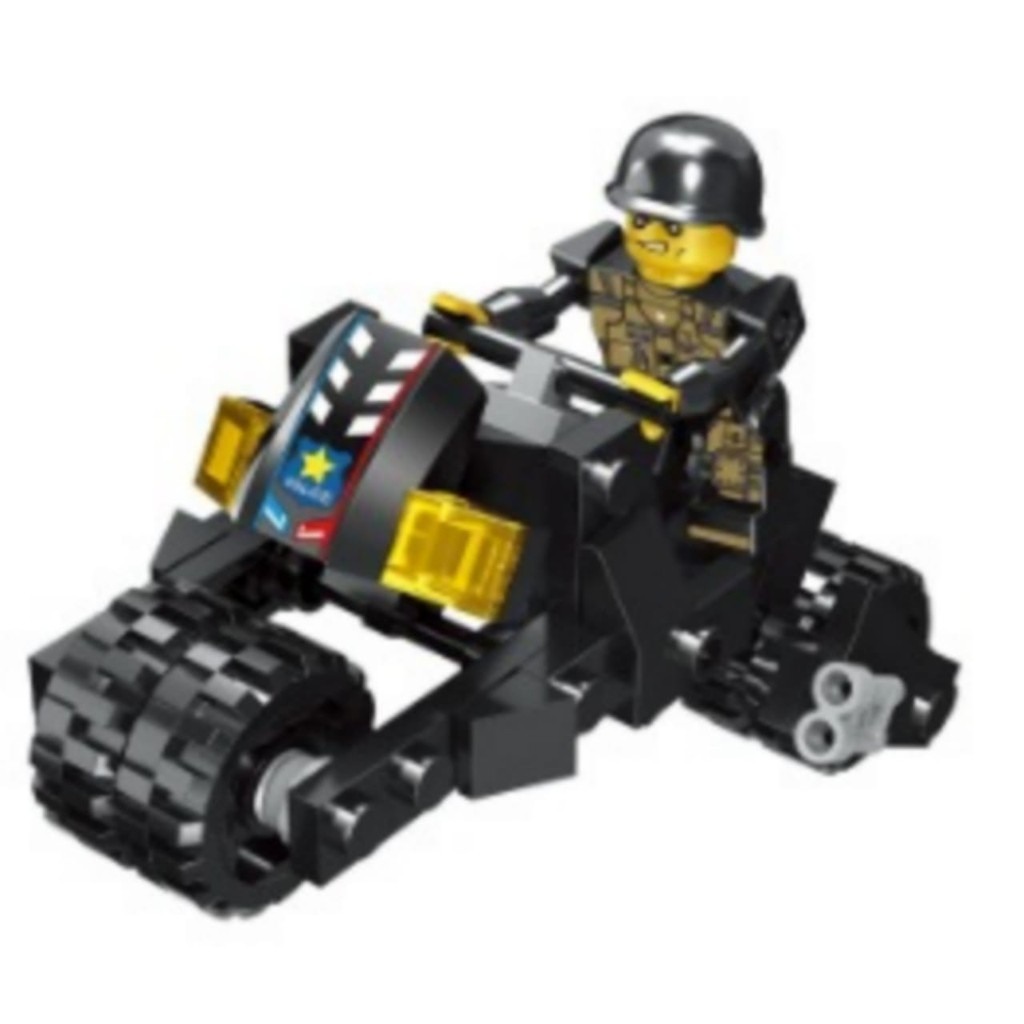 BLOCOS MONTAR SWAT 73PCS